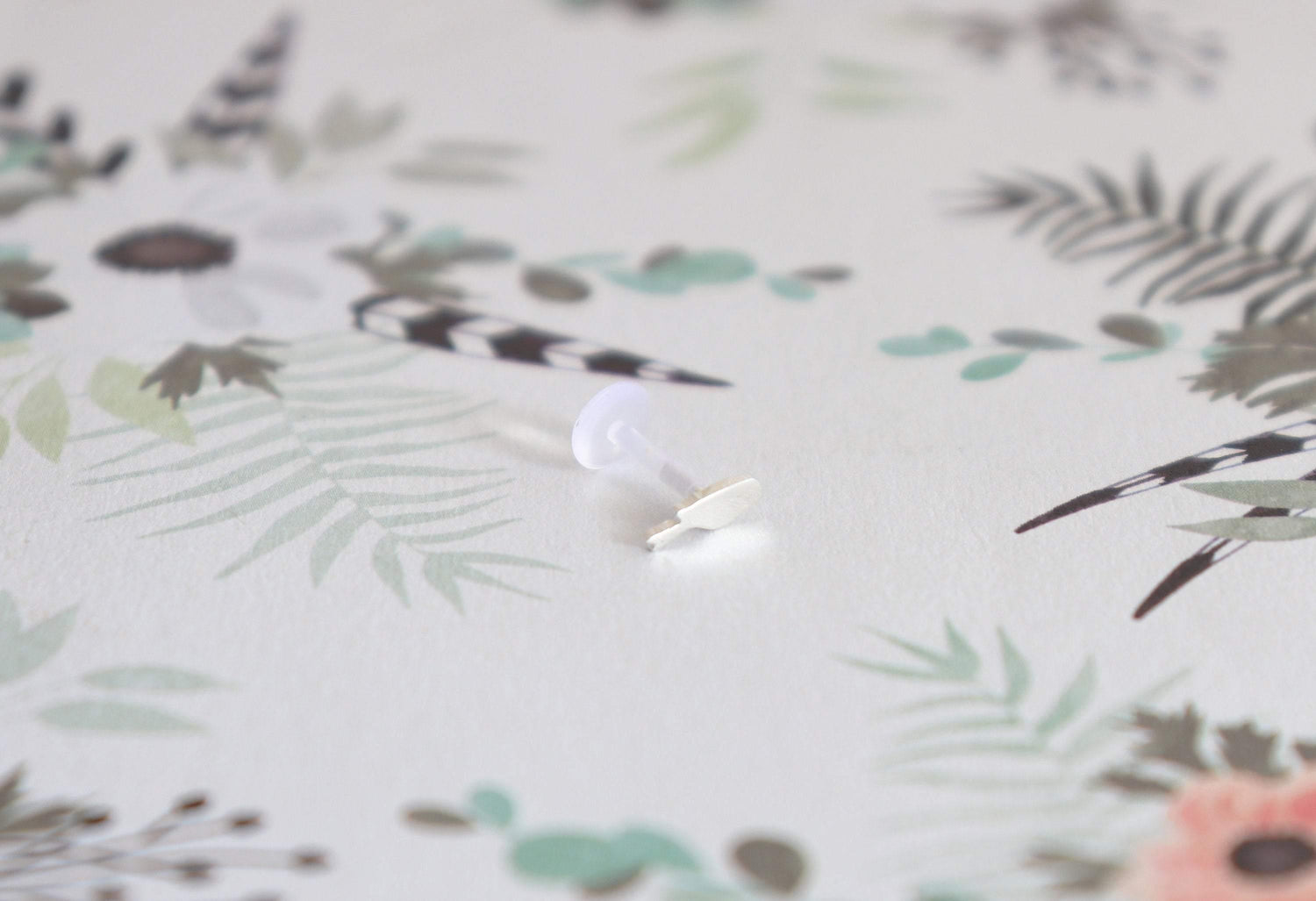 Tiny Parrot Tragus Stud Earring - Sweet November Jewelry