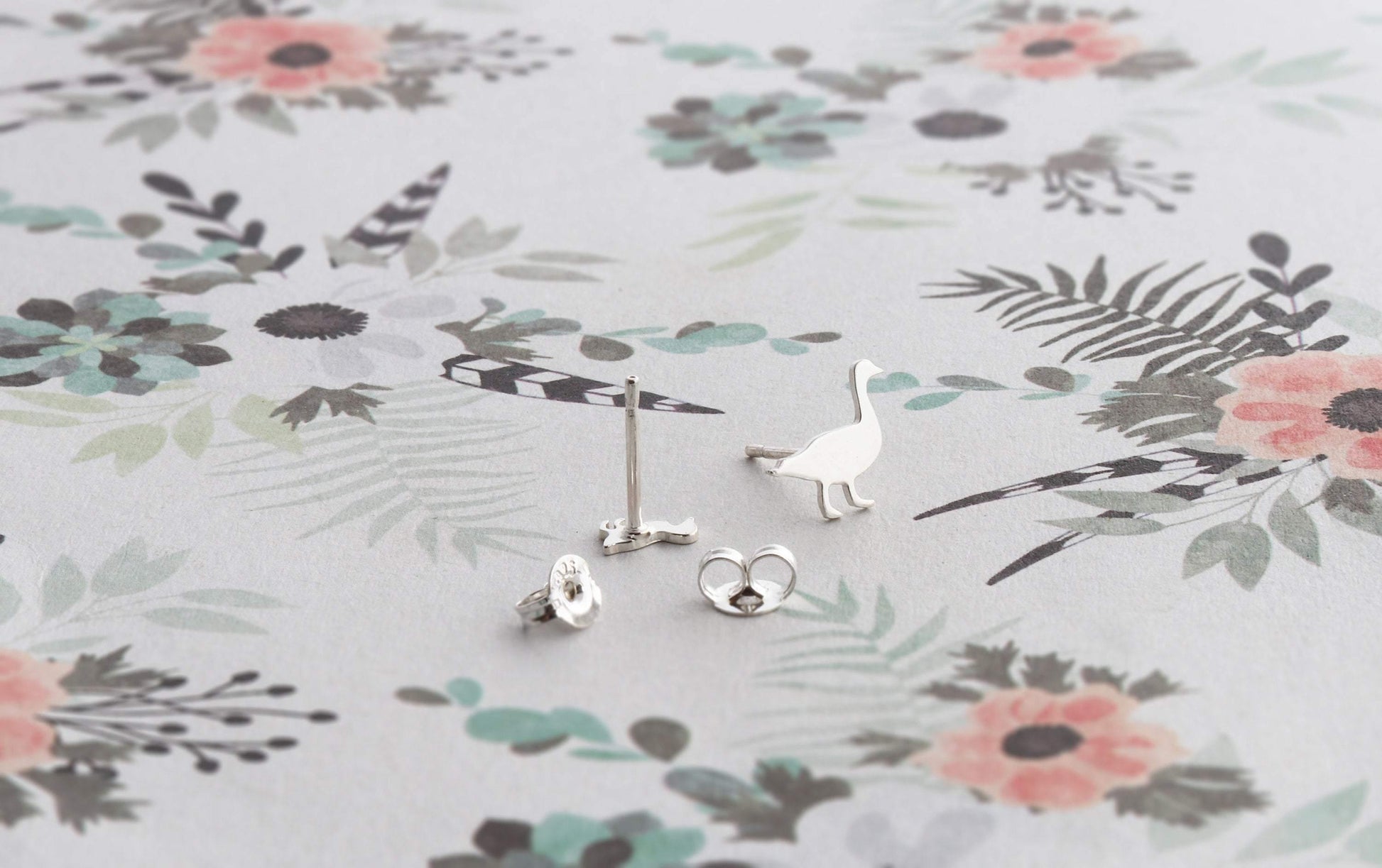 Mum and Baby Duck Earring Set - Sweet November Jewelry