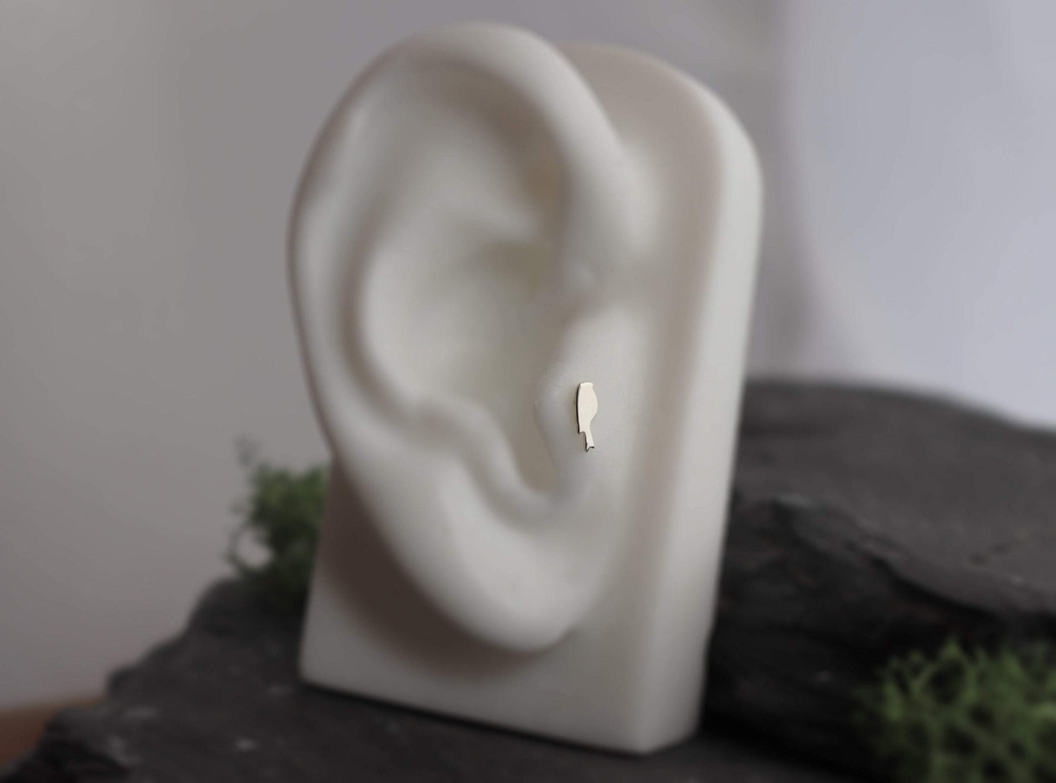 Tiny Parrot Tragus Stud Earring - Sweet November Jewelry