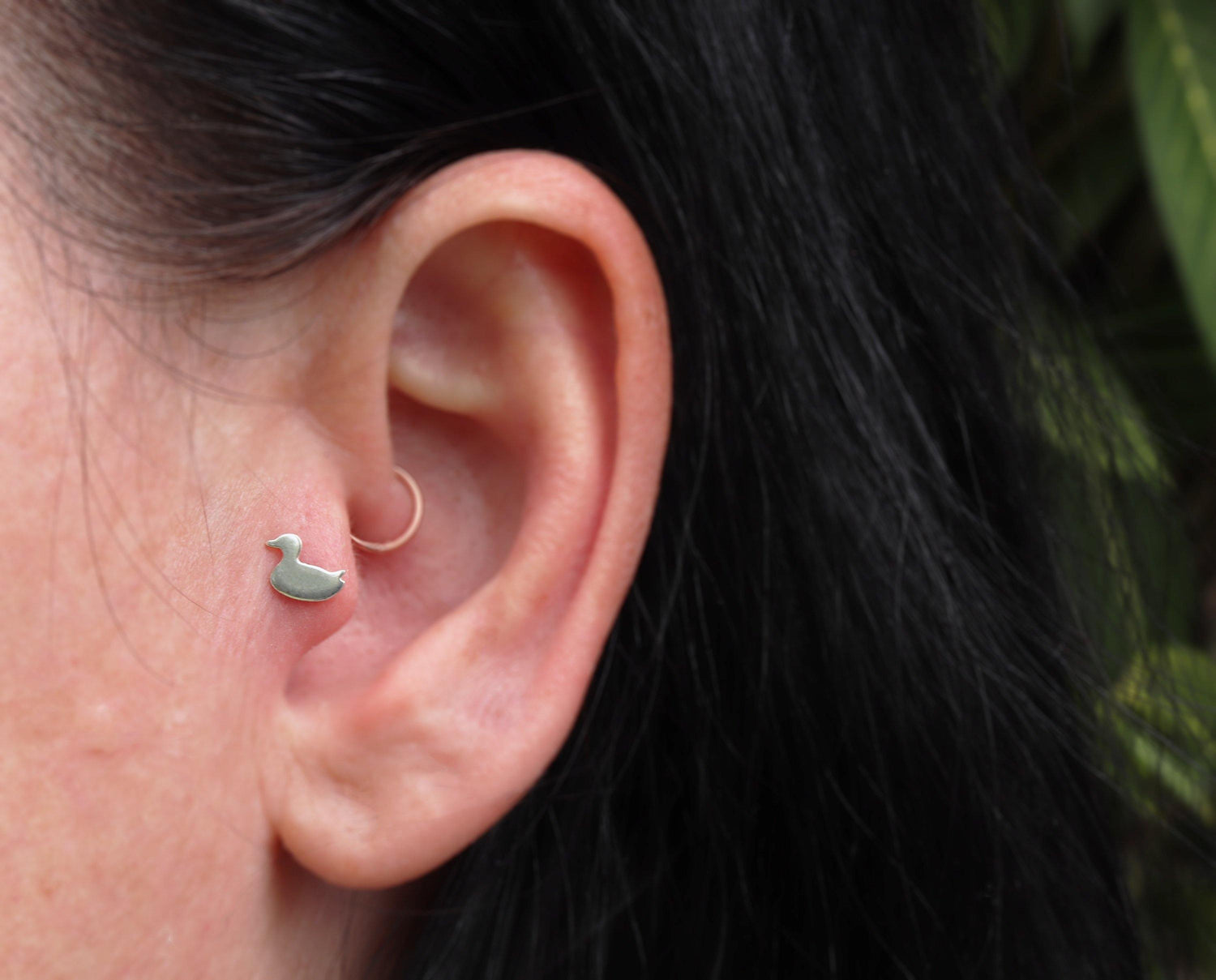 7 mm Small Duck Tragus Stud - Sweet November Jewelry