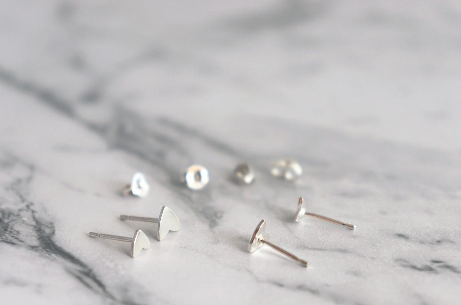 Set of Four Moth Studs Earrings - Sweet November Jewelry