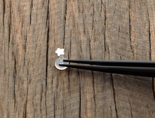 4 mm Small Floral Tragus Stud - Sweet November Jewelry