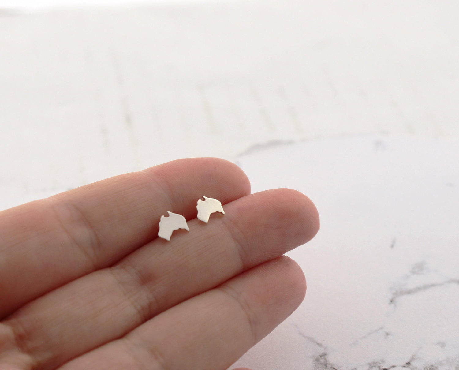 Australia Studs in Sterling Silver - Sweet November Jewelry
