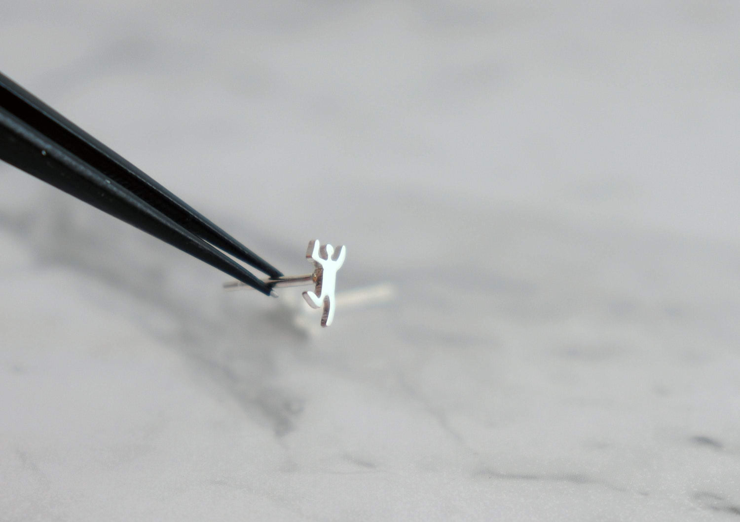 Tiny People Stud Earrings - Sweet November Jewelry