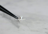 Tiny People Stud Earrings - Sweet November Jewelry