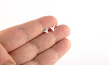 Chevron Triangle Studs - Sweet November Jewelry