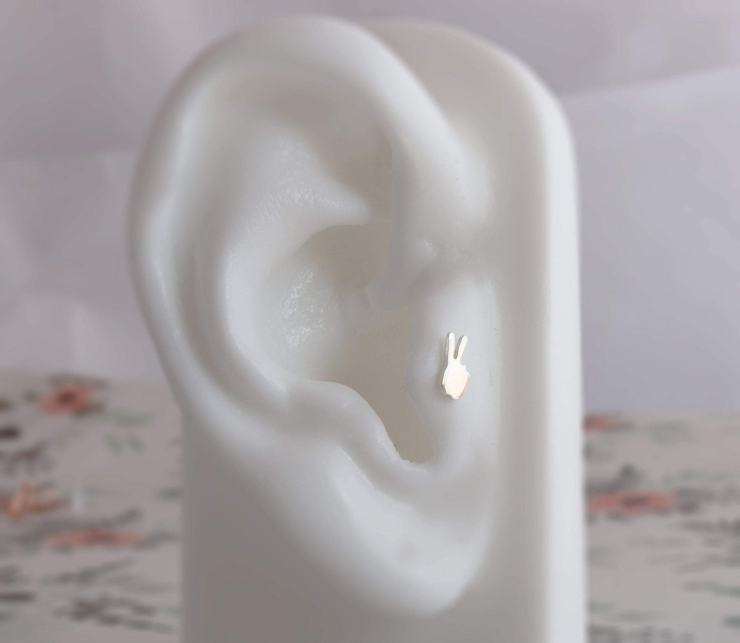 Peace Sign Tragus Stud - Sweet November Jewelry