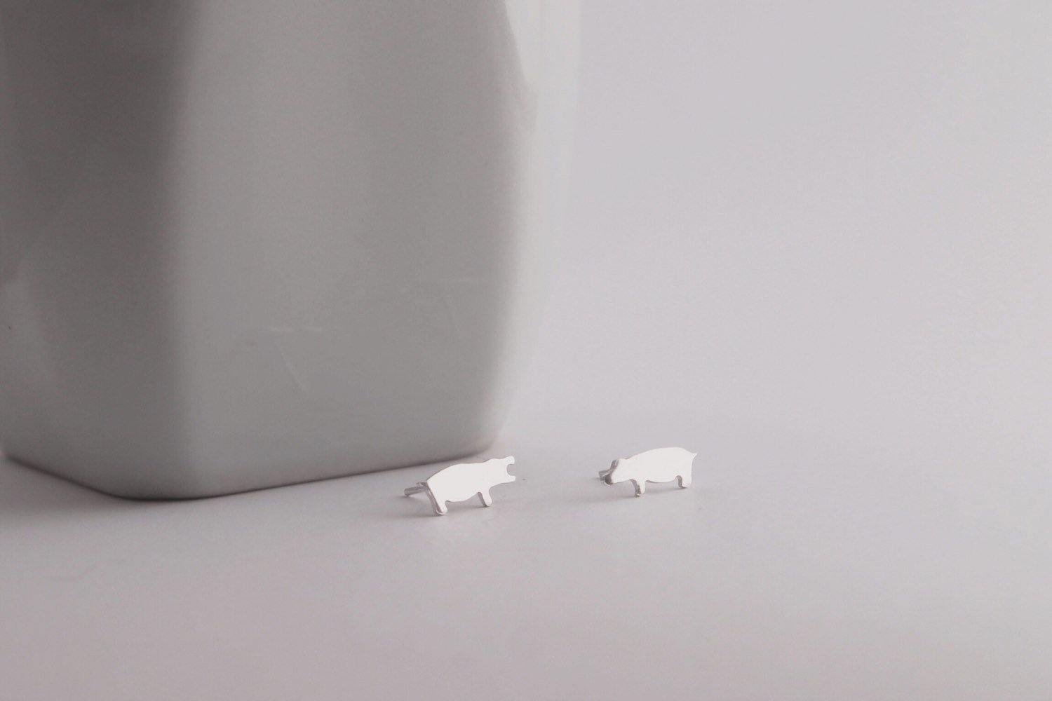 Hippo Earrings - Sweet November Jewelry