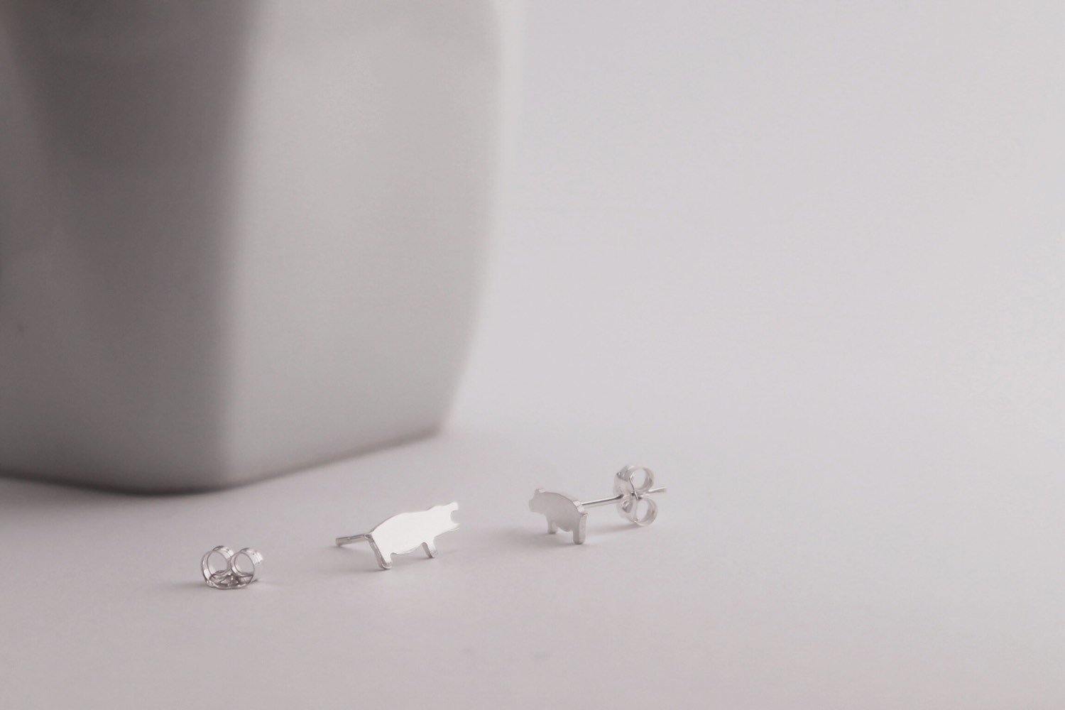 Hippo Earrings - Sweet November Jewelry