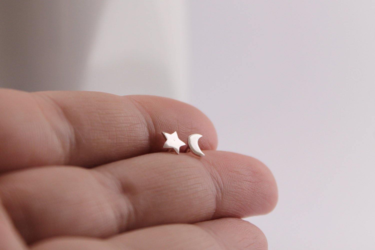 Silver Celestial Studs - Sweet November Jewelry