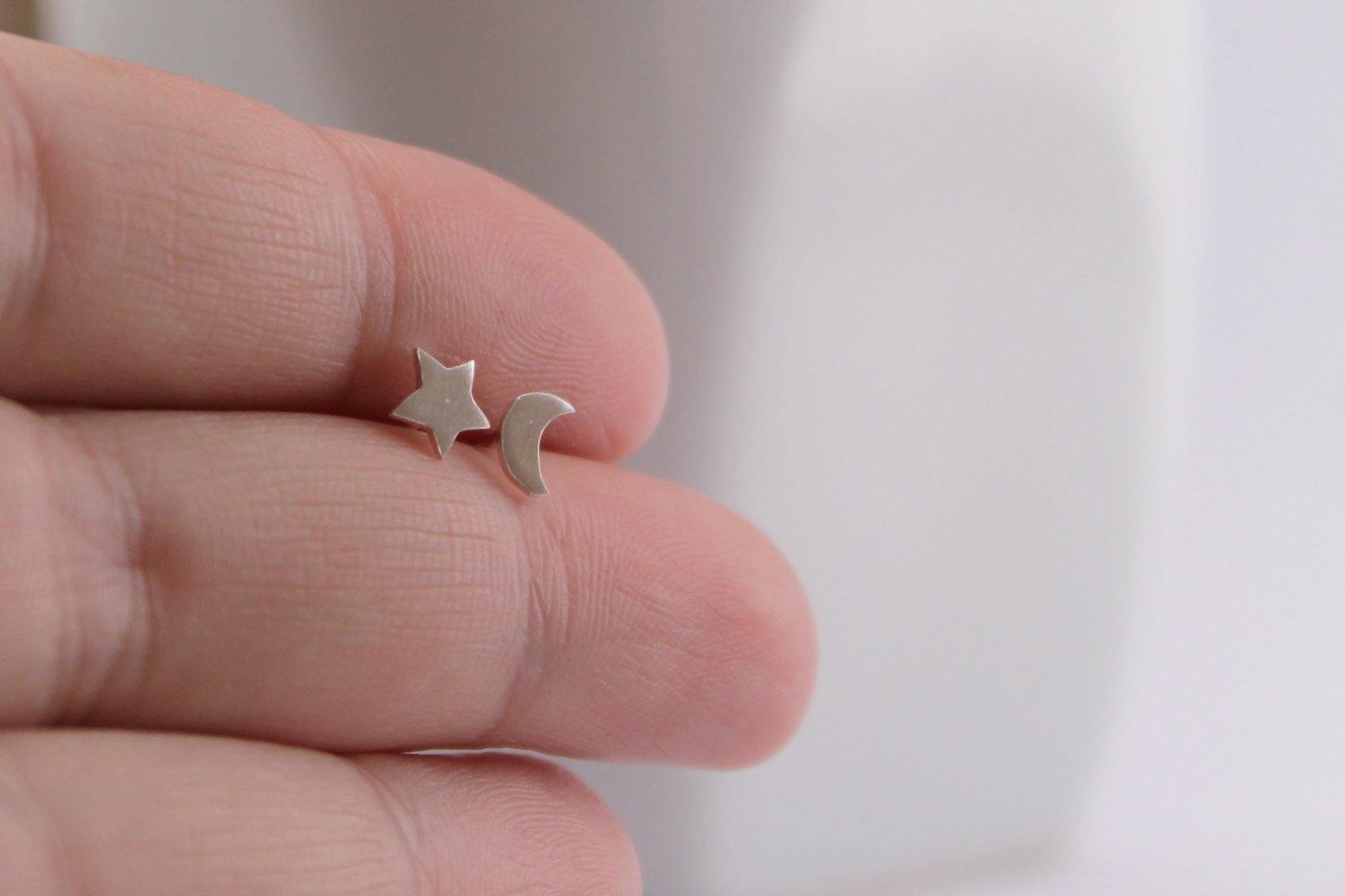 Silver Celestial Studs - Sweet November Jewelry