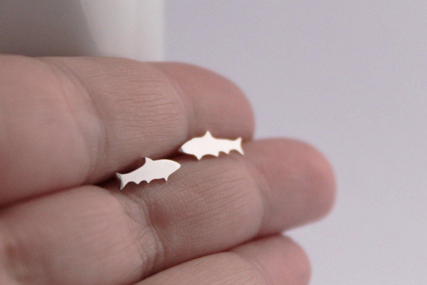 Shark Studs Earrings - Sweet November Jewelry