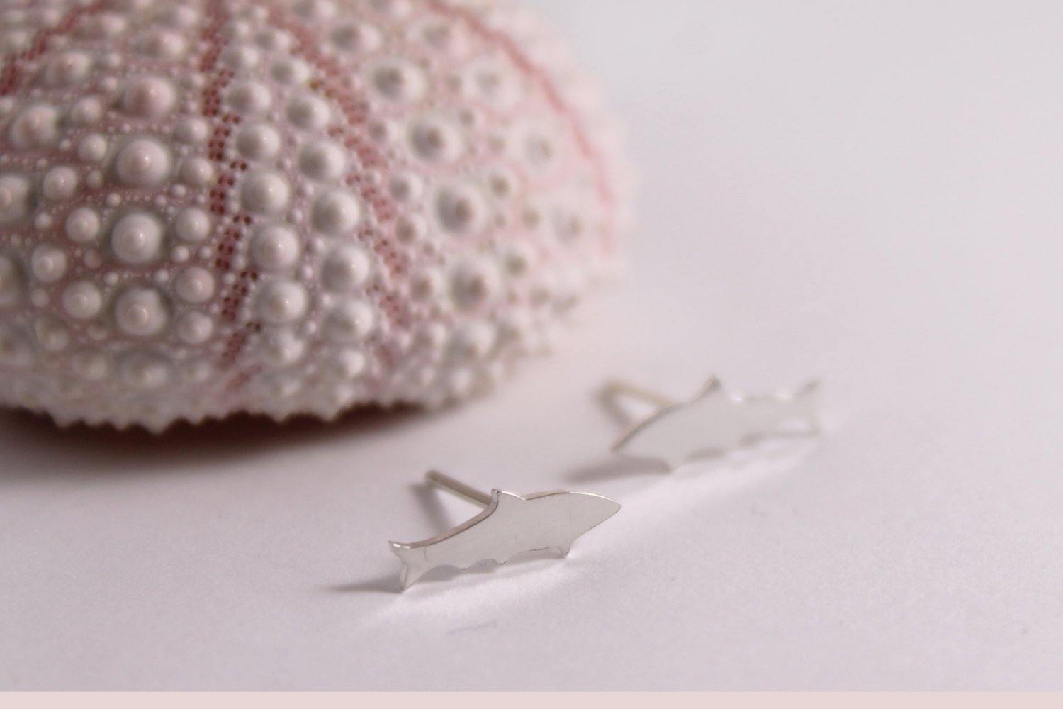 Shark Studs Earrings - Sweet November Jewelry