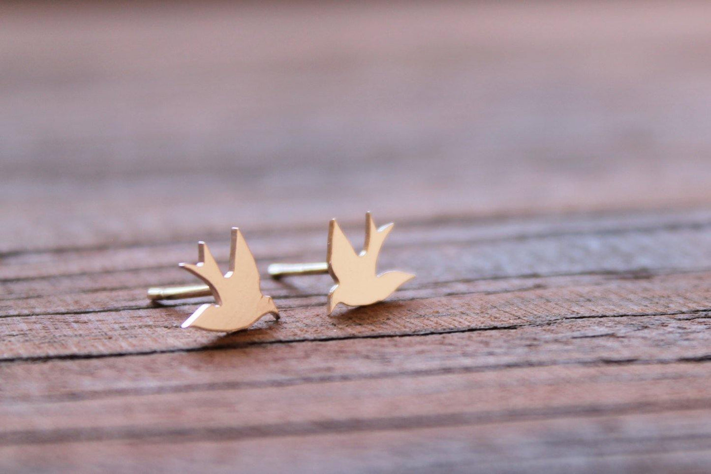 Silver Swallow Earrings - Sweet November Jewelry