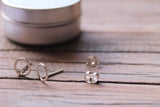 Organic Circle Studs - Sweet November Jewelry