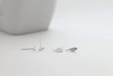 Flock of Birds Stud Earrings Handmade from Sterling Silver - Sweet November Jewelry